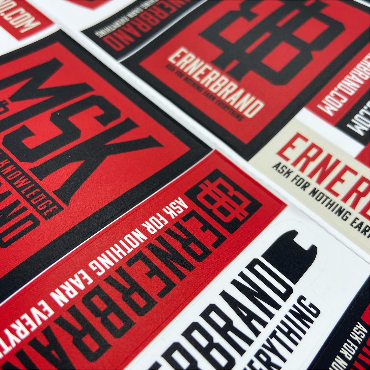 ERNER BRAND STICKER SHEET