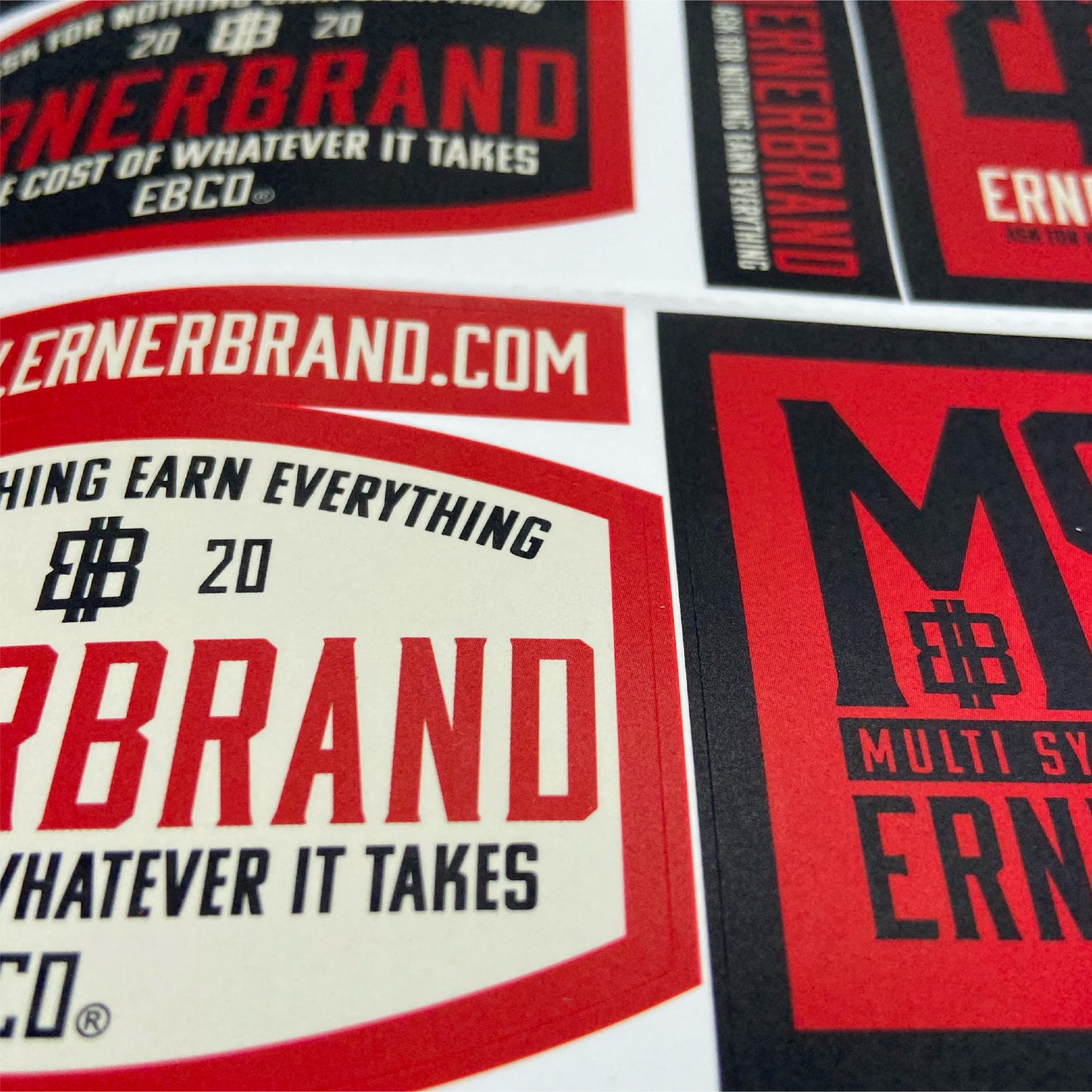 ERNER BRAND STICKER SHEET